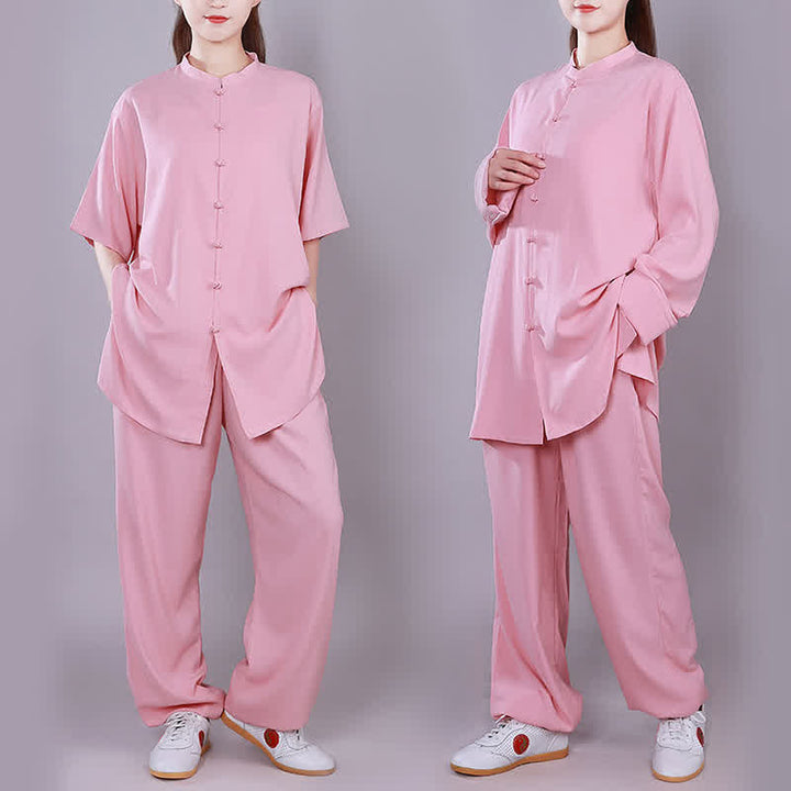 Tai Chi Qigong Meditation Gebet Spirituelle Zen Praxis Unisex Baumwoll-Leinen-Kleidungsset - image 10