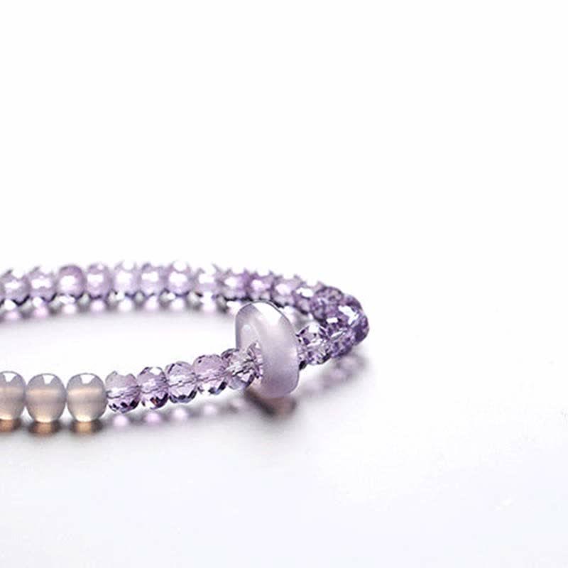 Natürliches Amethyst-Kristall-Meditations-Heilarmband - image 19
