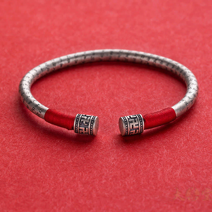 Buddha Stones Tibet Om Mani Padme Hum Luck Red String Armband Armreif