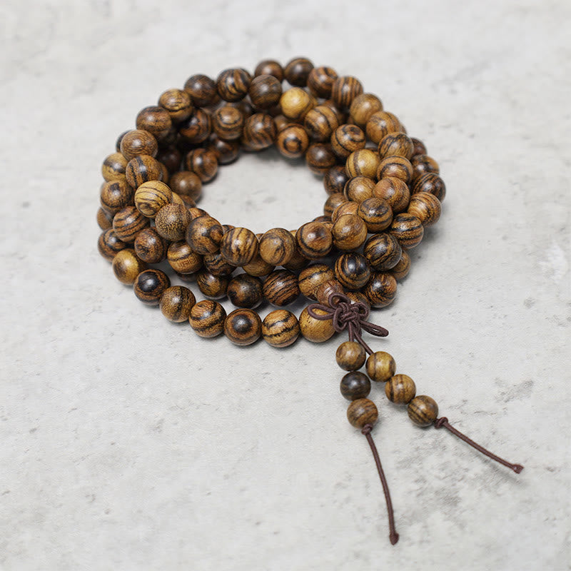 Buddha Stones 108 Mala Perlen Armband Gebet Meditation Sandelholz Elastisch