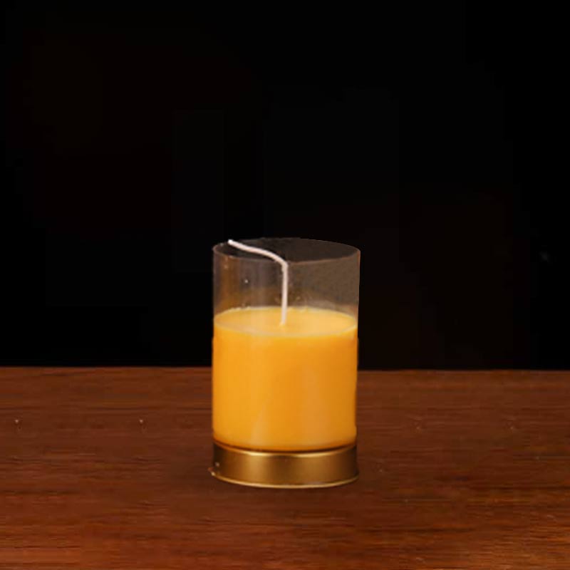 Meditationsgebet, Altarkerze, buddhistische Tempelrituale, Gebrauchsgegenstände - Gelb - Klein (1 Tag) - image 12