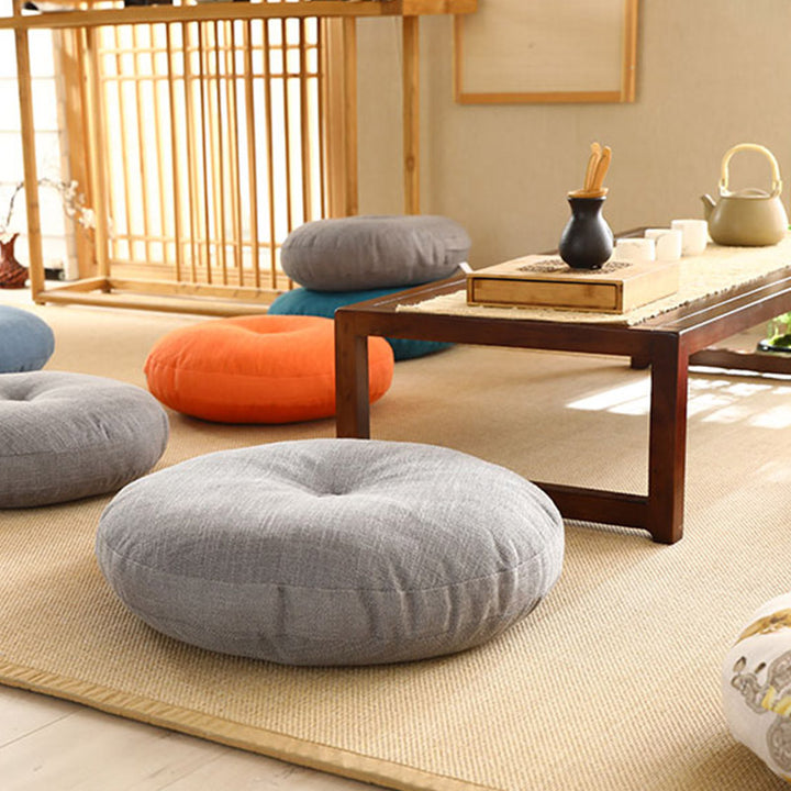 Lotus einfaches Muster Leinen Meditation Sitzkissen Home Wohnzimmer Dekoration - image 4