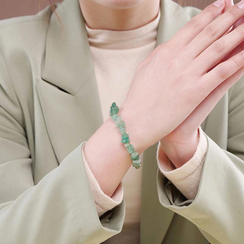 Armband aus natürlich geformtem, unregelmäßig geformtem Kristallstein – wohltuende Wärme - image 71