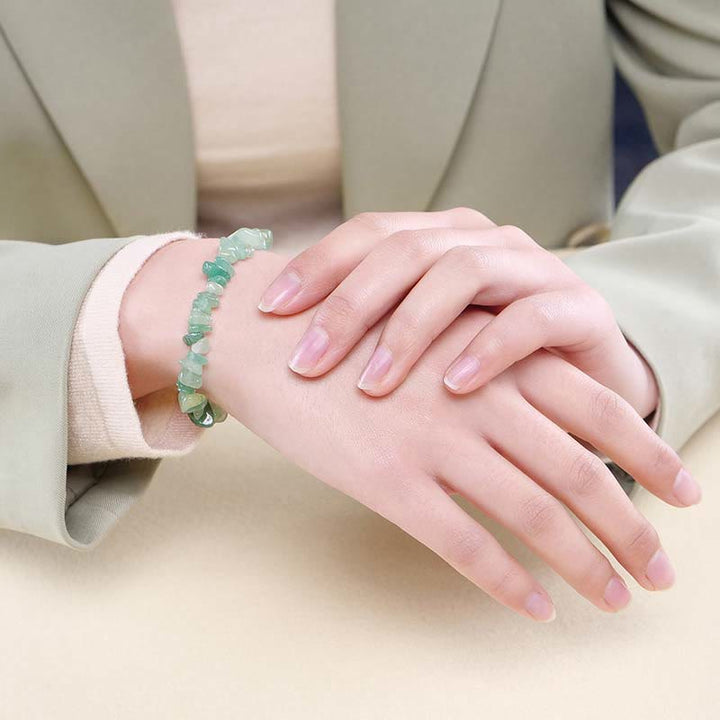 Armband aus natürlich geformtem, unregelmäßig geformtem Kristallstein – wohltuende Wärme - image 72