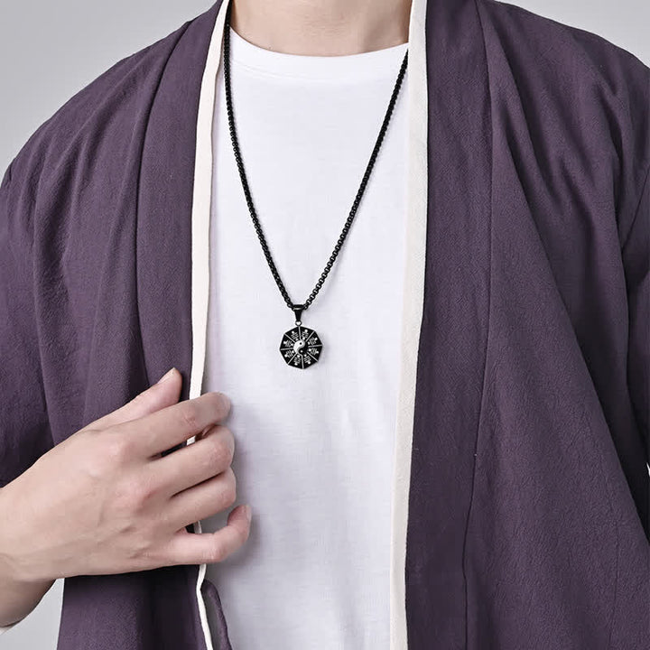 Bagua Yin Yang Balance-Halskettenanhänger aus Titanstahl - image 4