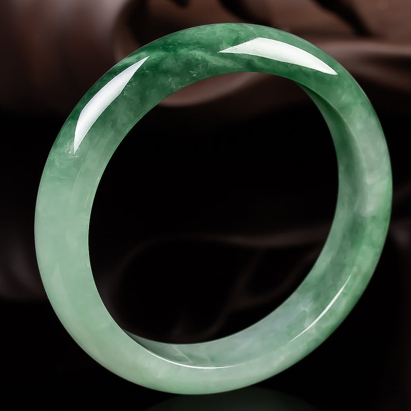 Armreif mit Buddha Stonesn, natürlichem Jade, Glückssegen - image 1
