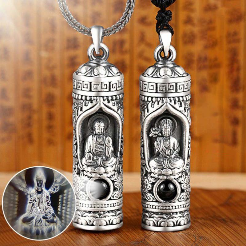 Chinesischer Sternzeichen-Natal-Buddha-Projektions-Wohlstands-Halskettenanhänger - image 15