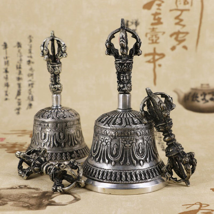 Buddha Stones Tibetische Meditationsglocke und Vajra Dorje Kupfer-Dekorationsset - image 16