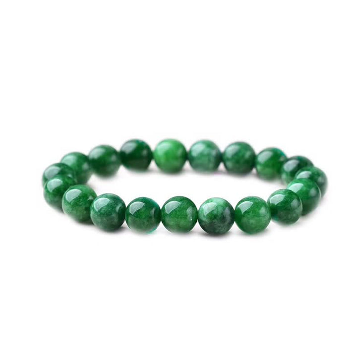 Buddha Stones Cyan Jade Bead Calm Harmony Armband