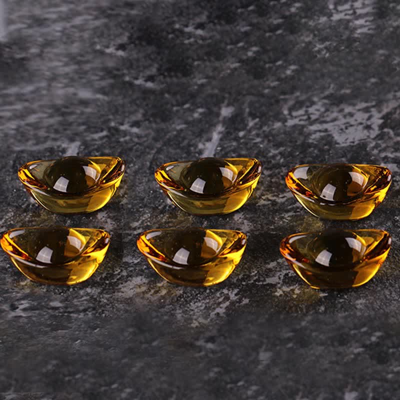 Handgefertigte Liuli Kristall-Schatzschale, Kunststück, Heimdekoration - image 9