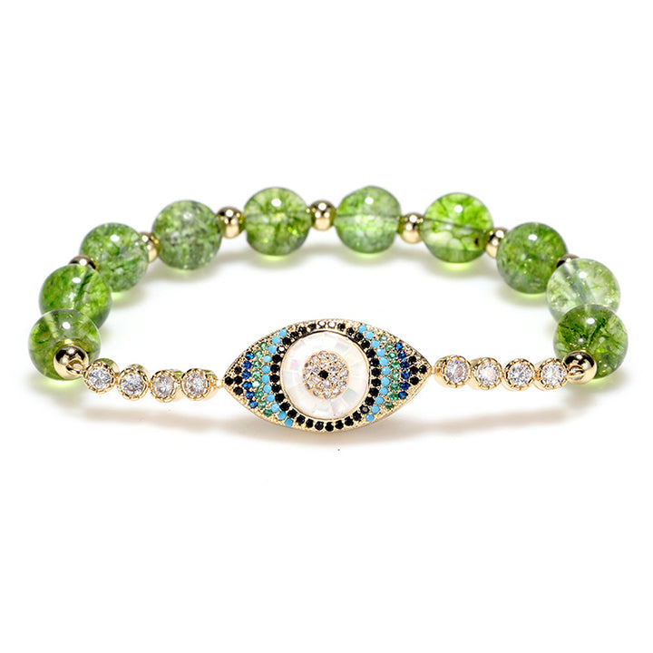 Buddha Stones Natürliches Peridot-Armband gegen den bösen Blick – ein Symbol für Fülle - image 0