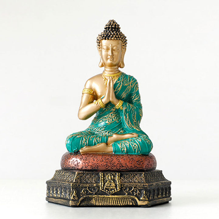 Buddha Stones, Buddha-Statue, Mitgefühl, Kunstharz, Dekoration - Grün - image 0