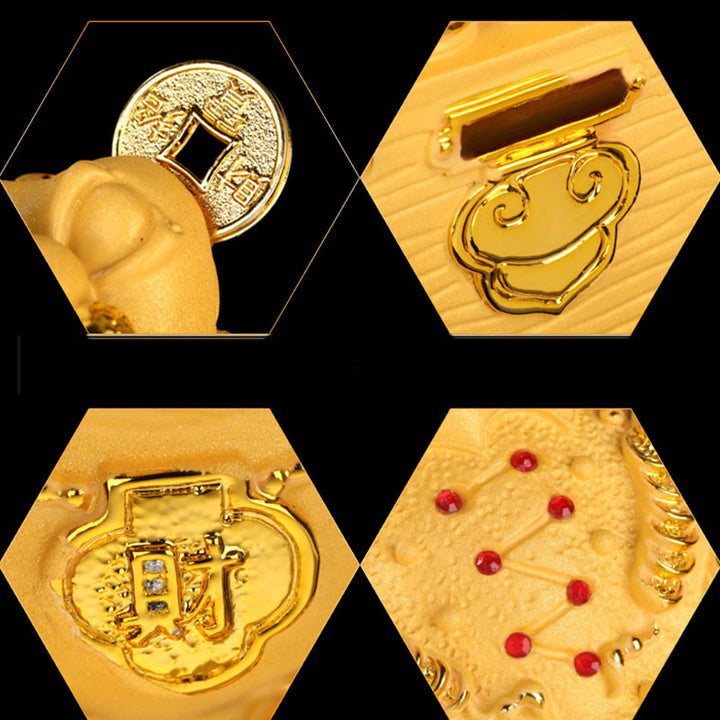 Buddha Stones Feng Shui Geld Frosch Statue Glück Reichtum Dekoration - image 7