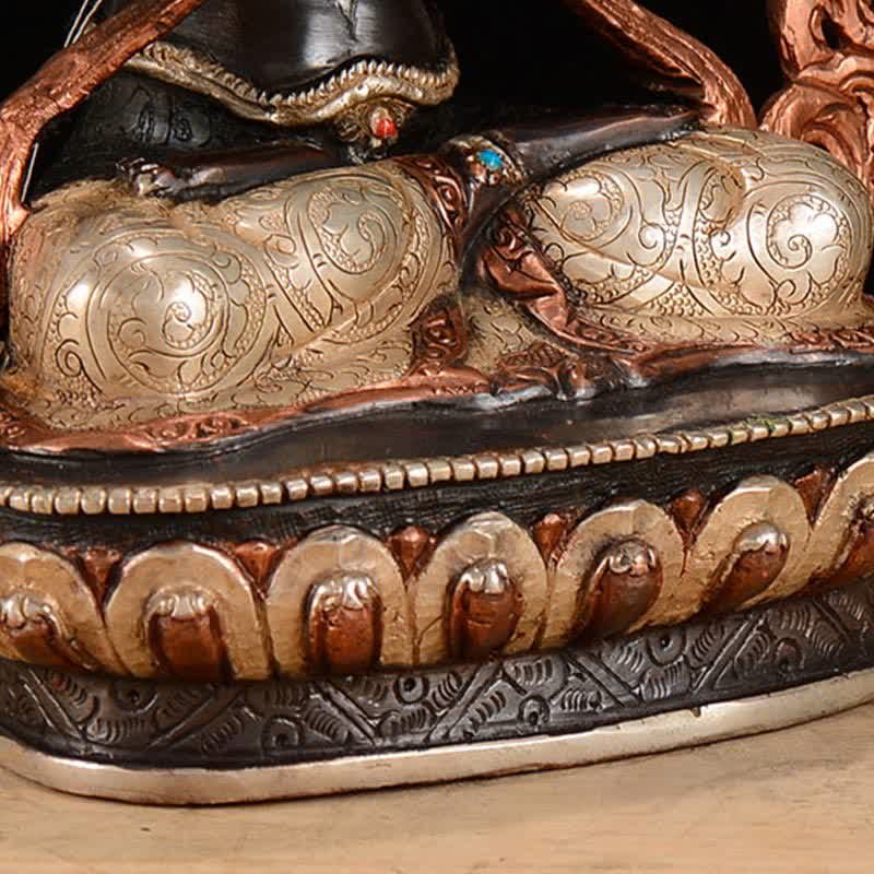 Bodhisattva Chenrezig Vierarmige Avalokitesvara-Schutz-Kupferstatue-Dekoration - image 12