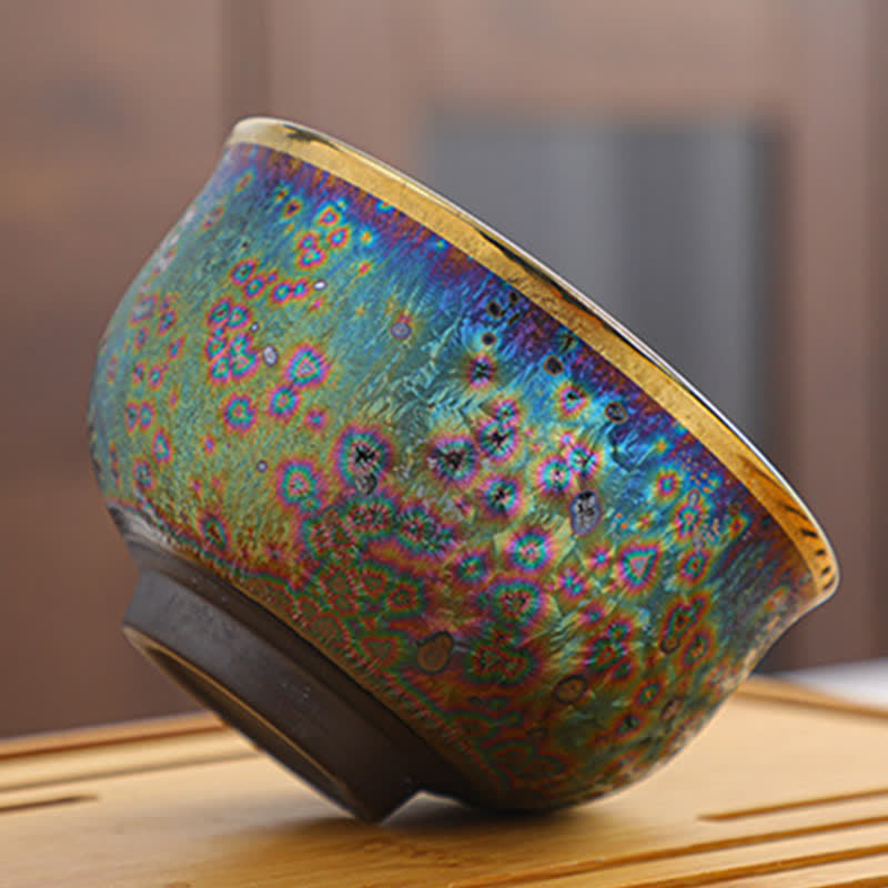Bunte Teetasse aus Keramik mit Buddha Stonesn - image 13