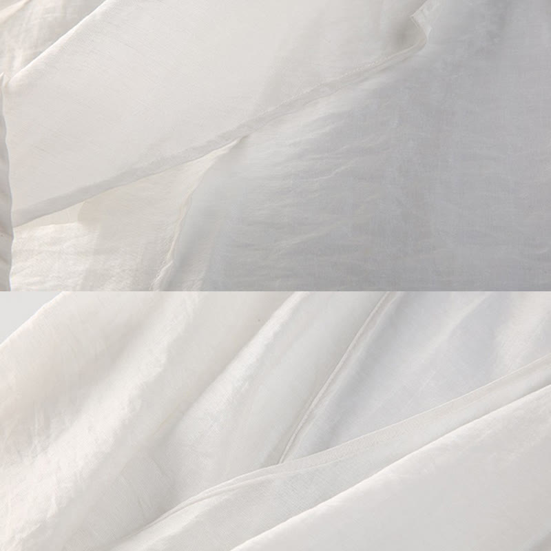 Einfache Weiß beige Muster-Meditation, spirituelle Zen-Praxis, Yoga-Kleidung, Damenbekleidung - image 6