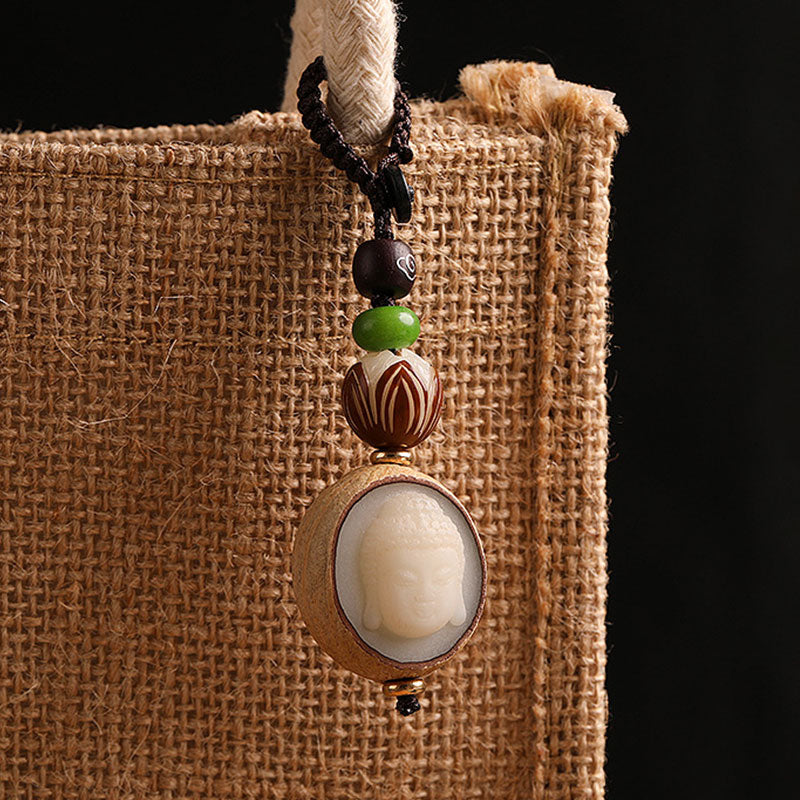 Buddha Stones Bodhi Seed Blessing Schlüsselanhänger Dekoration - image 4