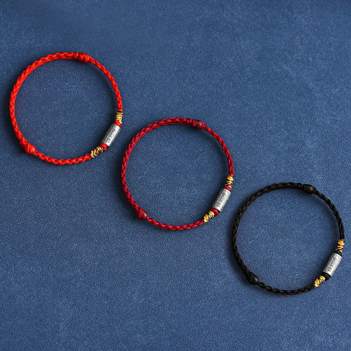 Buddha Stones Handgefertigtes Fußkettchen aus 925er-Sterlingsilber - image 1