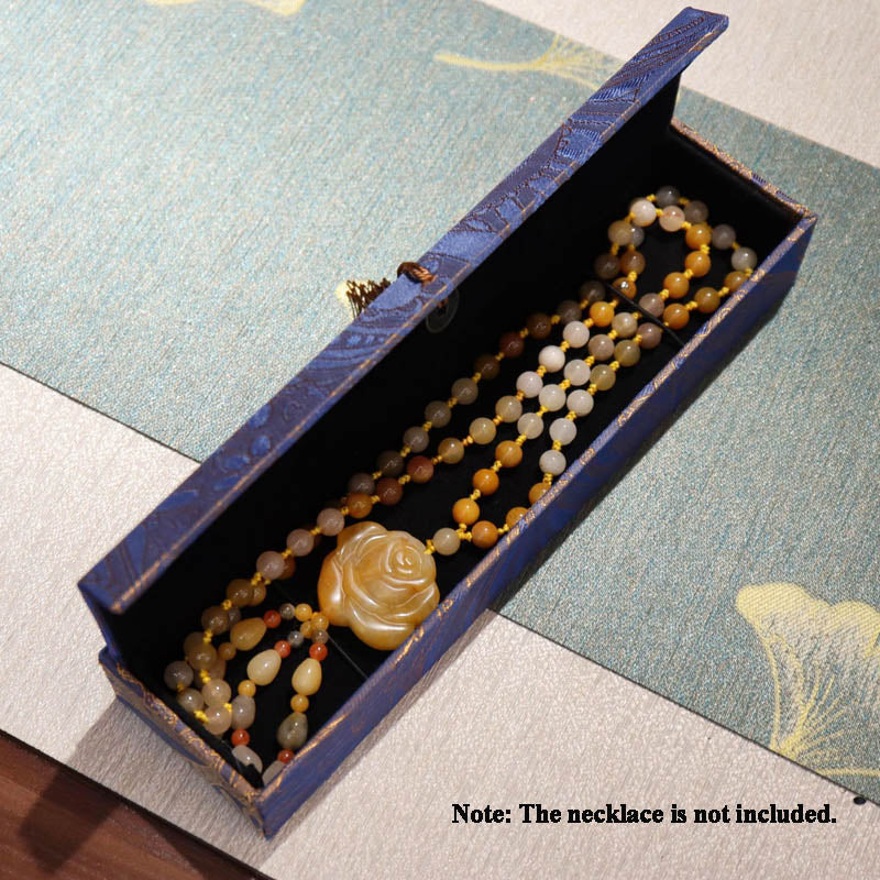 Halskette Mala Perlen Schmuck Aufbewahrungsbox Quasten Geschenkbox - image 3