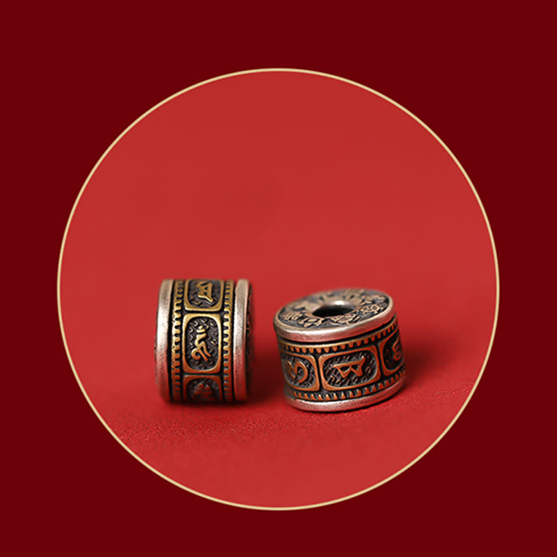 Buddha Stones 925 Sterling Silber Chinesisches Sternzeichen Natal Buddha Zinnober Om Mani Padme Hum Calm Armband - image 11