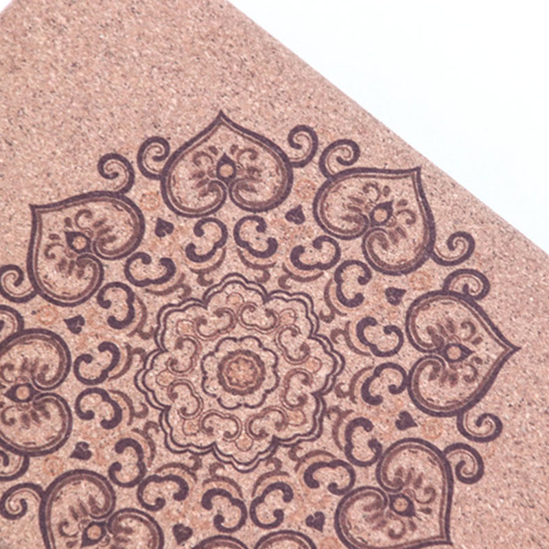 Buddha Stones Tibetisches Mandala Achtsames Yoga Korkblock - image 13