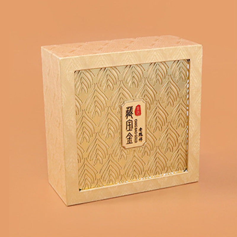 Retro-Schmuckaufbewahrungsbox mit Federmuster, Geschenkbox - image 1
