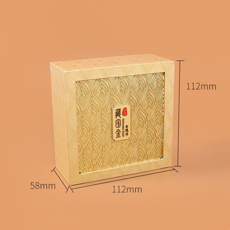 Retro-Schmuckaufbewahrungsbox mit Federmuster, Geschenkbox - image 14