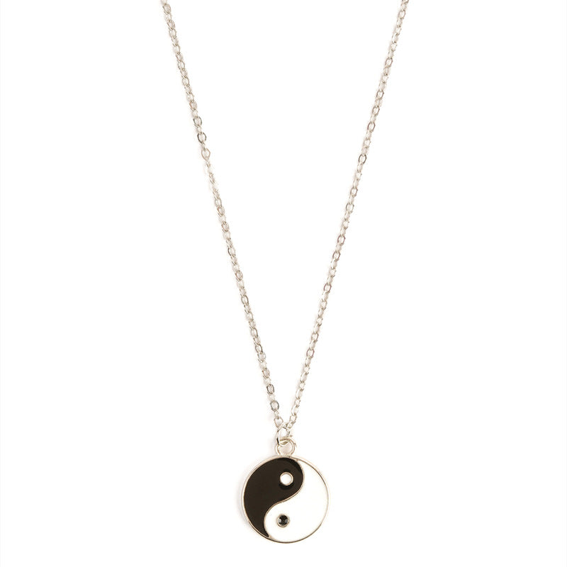 2 Stücke Yin Yang Harmonie Balance Halskette Anhänger - image 5