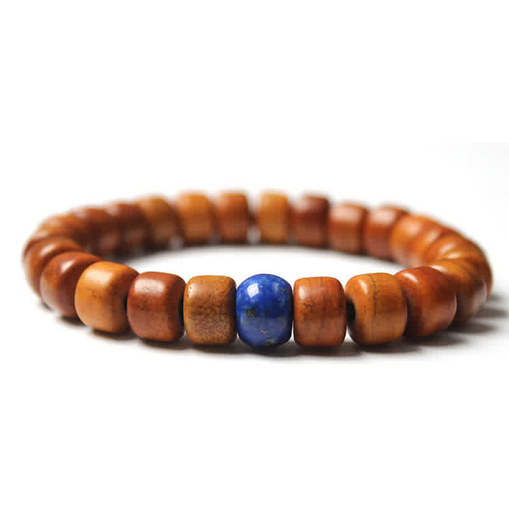 Buddha Stones Tibetische Knochenperlen Om Mani Padme Hum Stärke Armband
