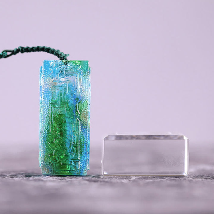 Feng Shui handgefertigtes Liuli-Kristall-Kunststück, Heim- und Bürodekoration - image 9