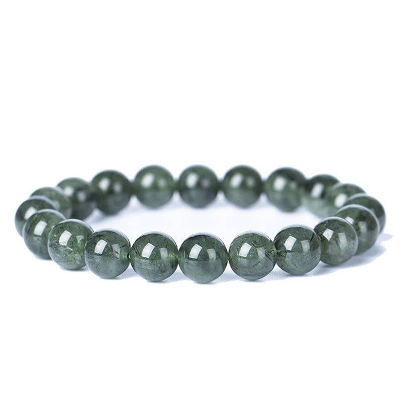 Armband mit Buddha Stonesn, natürlichem grünen Kristall, Segen, Reichtum - image 15
