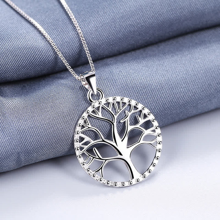 Buddha Stones Der Baum des Lebens 925 Sterling Silber Creation Halskette Anhänger - Der Baum des Lebens - image 1