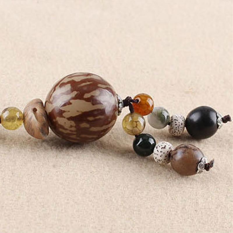Halskette mit Buddha Stonesn, Bodhi-Samen, Lotus, Weisheit, Harmonie - image 8