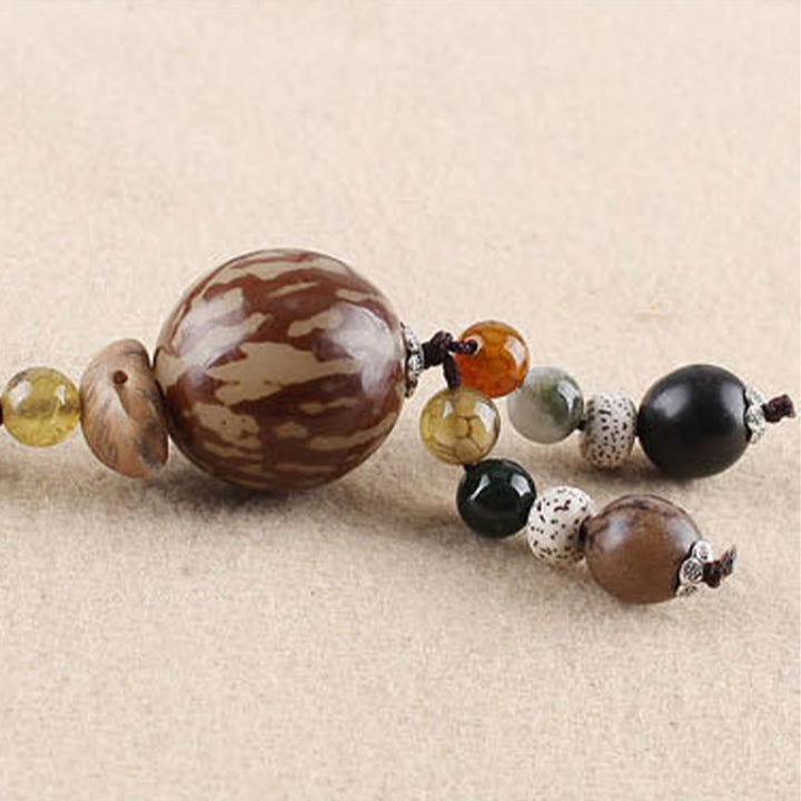Halskette mit Buddha Stonesn, Bodhi-Samen, Lotus, Weisheit, Harmonie - image 8