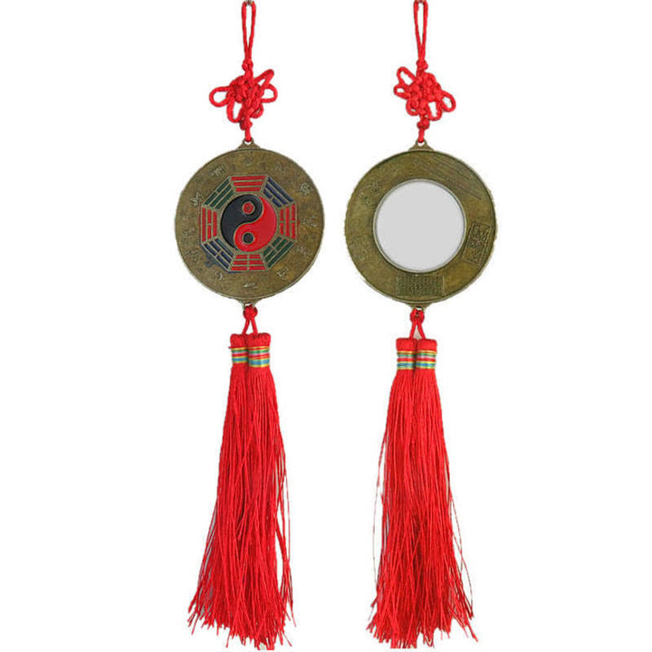Feng Shui Bagua Karte Chinesischer Knotenharmonie-Energiekartenspiegel - 7 cm runde Bagua-Karte - image 6