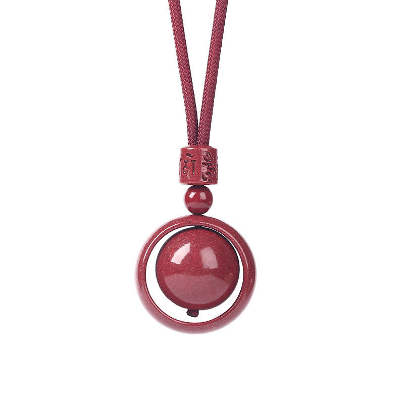 Buddha Stones, Zinnober, Om Mani Padme Hum, PiXiu, Segen, Glücksperlen-Halsketten-Anhänger - image 14