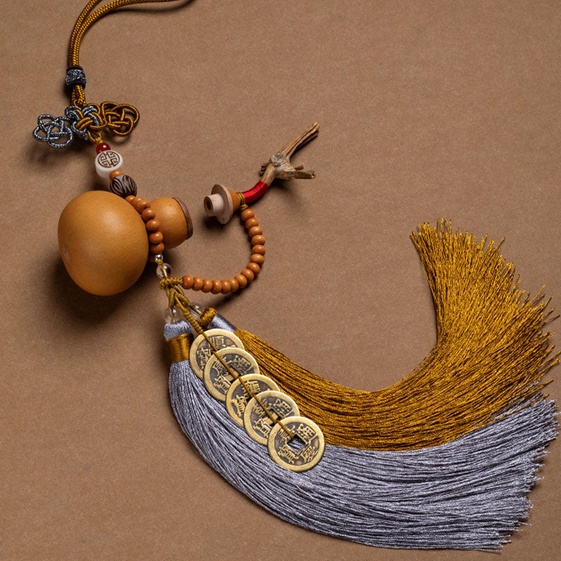 Buddha Stones, Feng-Shui-Münzen, Kürbis, chinesischer Knoten, Glücksmünzen, fünf Kaiser, Geld, Reichtum, Quasten, Dekoration - image 17