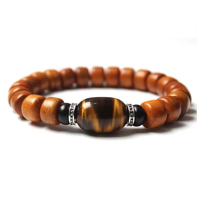 Buddha Stones Tibetische Knochenperlen Om Mani Padme Hum Stärke Armband