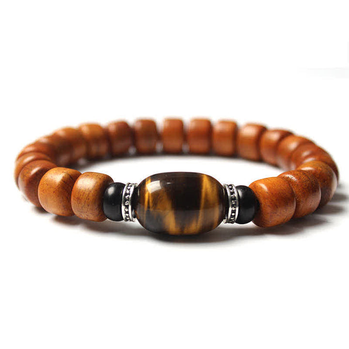 Buddha Stones Tibetische Knochenperlen Om Mani Padme Hum Stärke Armband