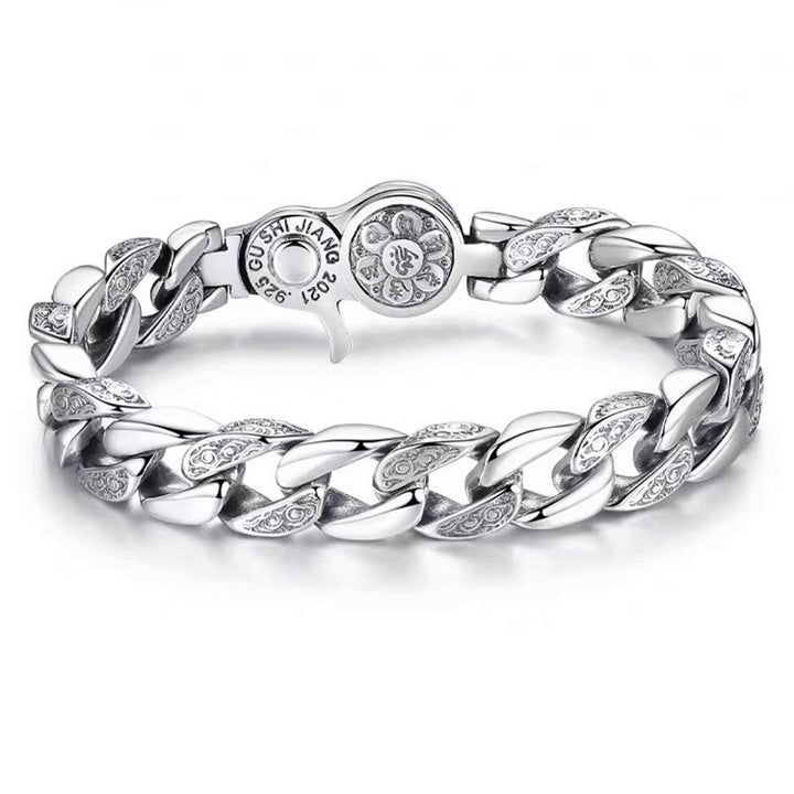 Buddha Stones Tibet Om Mani Padme Hum Double Dorje Vajra Kreativität Armband - image 4