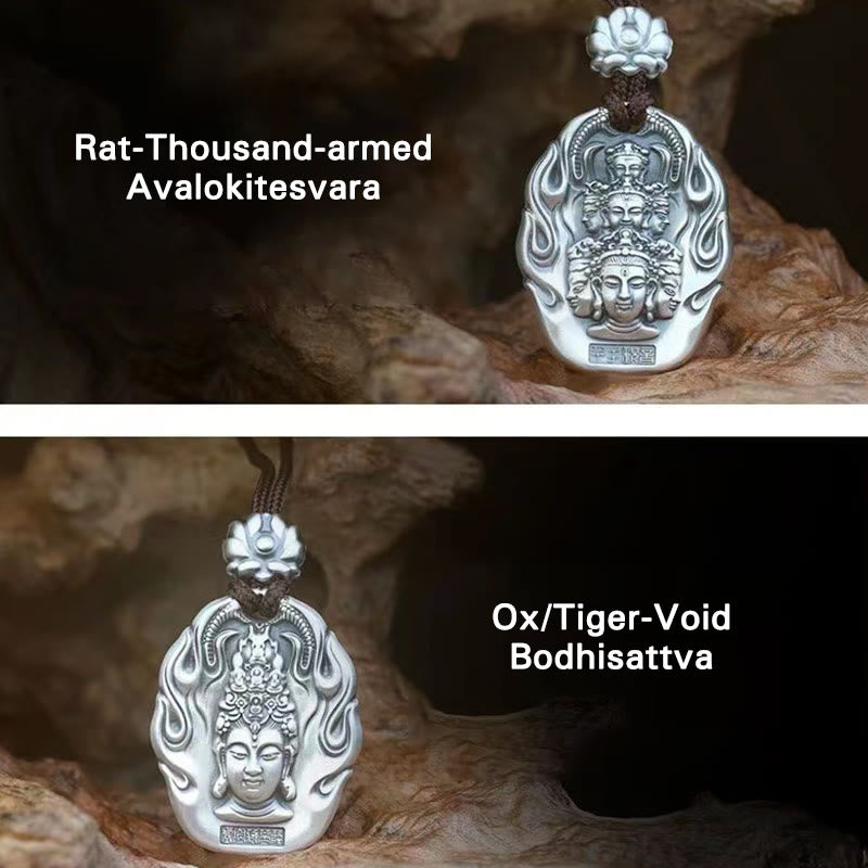 Buddha Stones, chinesisches Sternzeichen, Natal Buddha, Om Mani Padme Hum, Lotus, Mitgefühl, Halsketten-Anhänger - image 21