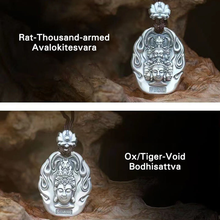 Buddha Stones, chinesisches Sternzeichen, Natal Buddha, Om Mani Padme Hum, Lotus, Mitgefühl, Halsketten-Anhänger - image 21