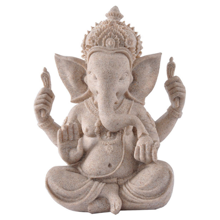 Buddha Stones, Ganesh Ganpati, Elefantenstatue, Reichtum, Segen, Heimdekoration - image 4