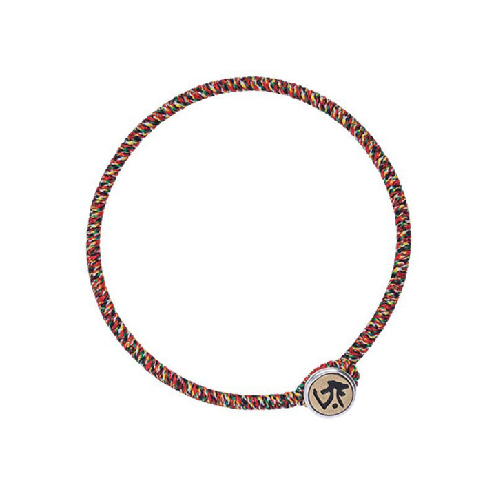 Buddha Stones, handgefertigt, 925er-Sterlingsilber, chinesisches Sternzeichen, Natal-Buddha-Schutz, buntes Seil-Armband - image 17