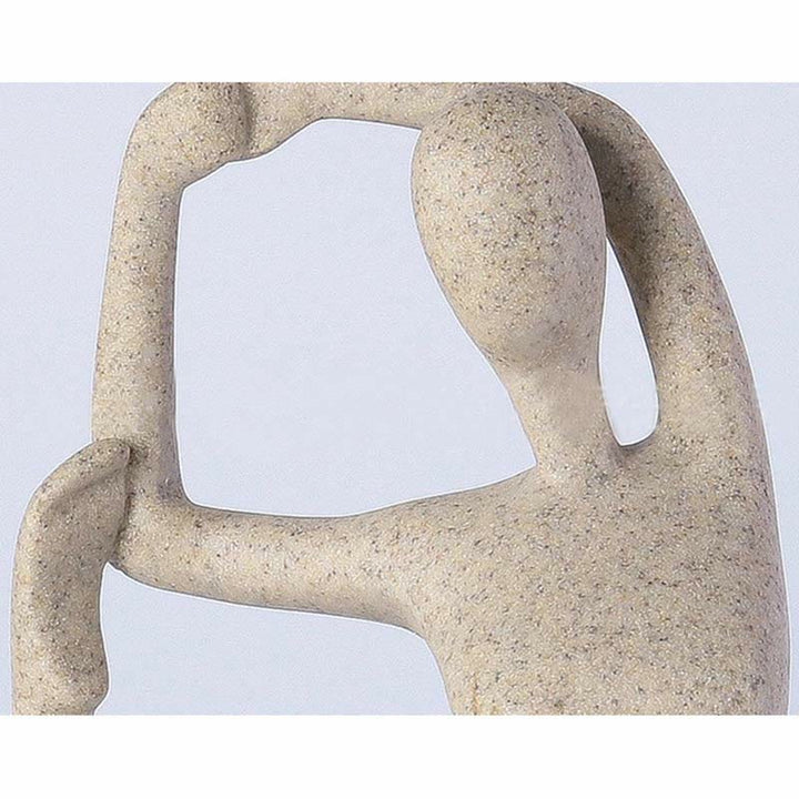 Abstrakte Yoga-Meditationsübung, Harz, spirituelle Figur, Skulptur, Schreibtischdekoration - image 3