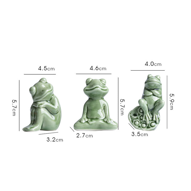 Buddha Stones, Mini, klein, Meditation, Lotus, ruhender Frosch, Keramik, Reichtum, Glück, Zuhause, Tee, Haustier, Figur, Dekoration - image 19