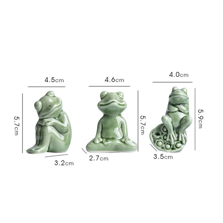 Buddha Stones, Mini, klein, Meditation, Lotus, ruhender Frosch, Keramik, Reichtum, Glück, Zuhause, Tee, Haustier, Figur, Dekoration - image 19