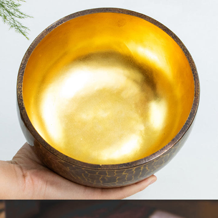 Tibetisches Meditations-Klangschalen-Set, handgefertigt, für Heilung, Yoga und Achtsamkeit - image 10