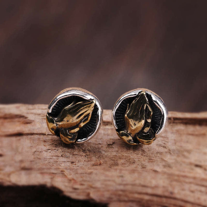 Namaste-Gleichheits-Ohrstecker aus 925er-Sterlingsilber - image 6