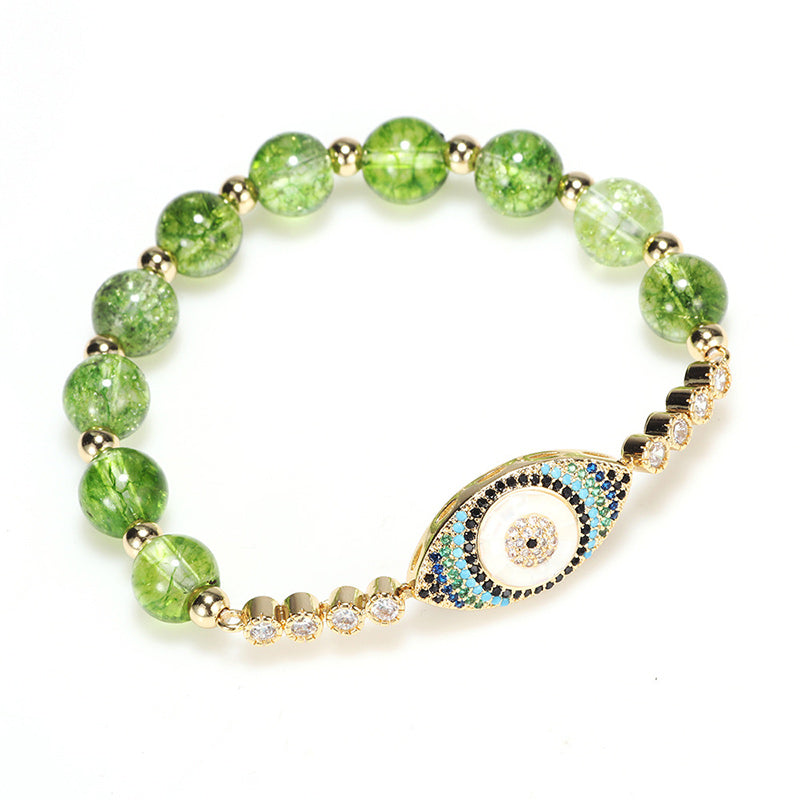 Buddha Stones Natürliches Peridot-Armband gegen den bösen Blick – ein Symbol für Fülle - image 2